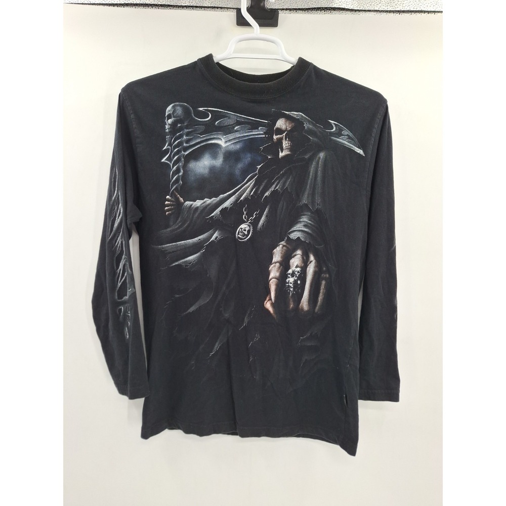 Spiral Direct You're Next Skeleton Grim Reaper Medium Long Sleeve Shirt